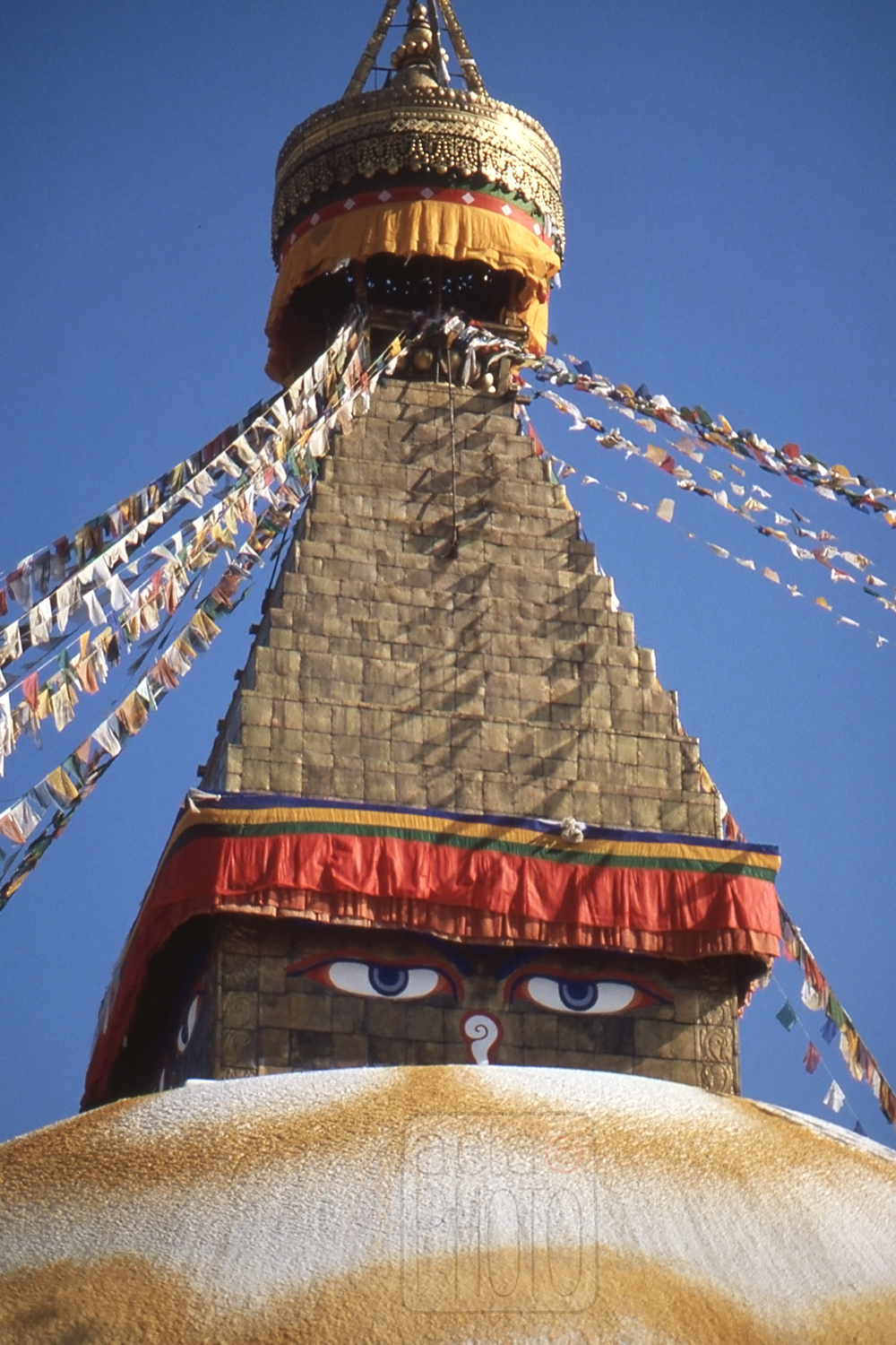 Stupa Boudhanath 1983 Nepal